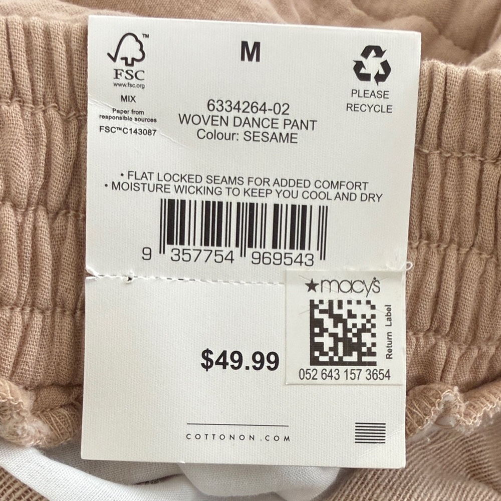 Cotton On Body Tan Woven Pants - Picture 4 of 4